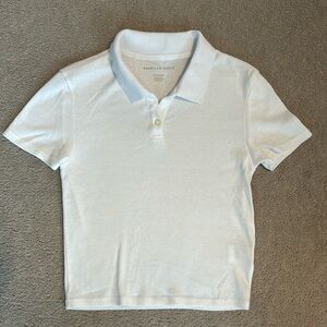 NWOT! American Eagle super soft white baby polo size XS.